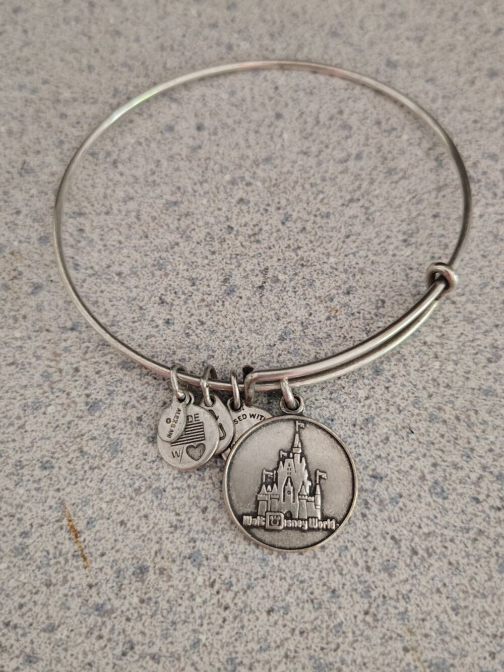 Alex and Ani Disney Silver Bangle Bracelet Rare 152